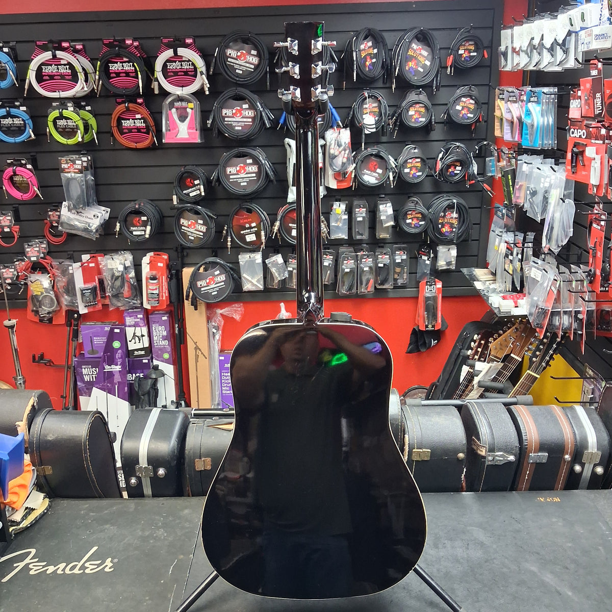 Huntington GA41 Acoustic Guitar - Black Gloss (USED)