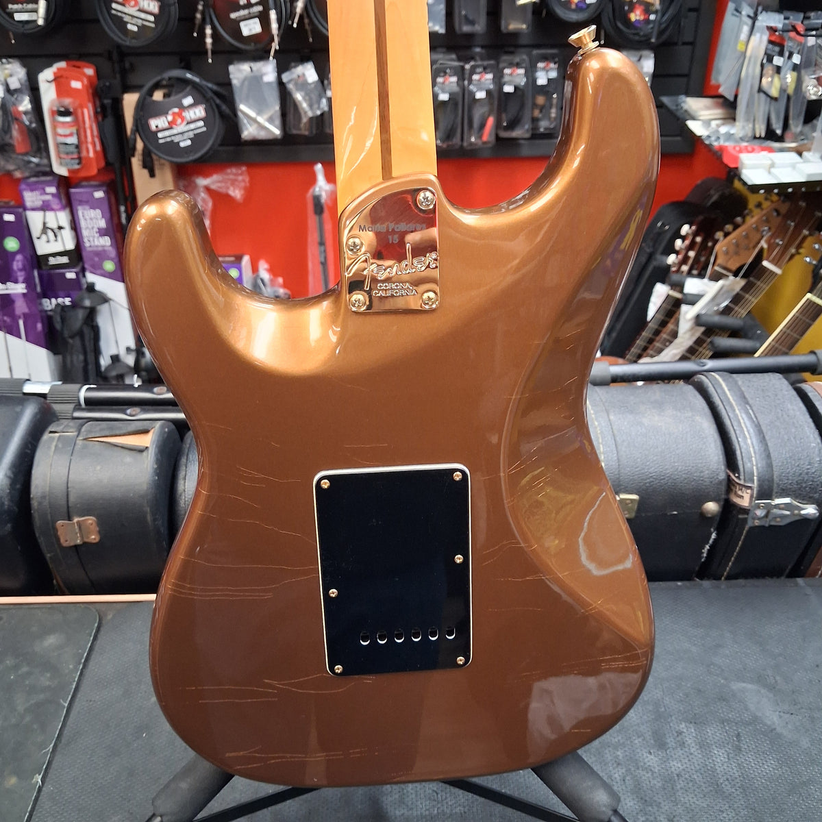 2023 Fender Bruno Mars Signature Stratocaster - Mars Mocha w/ TSA Case SN# US23072205 "Made In USA"