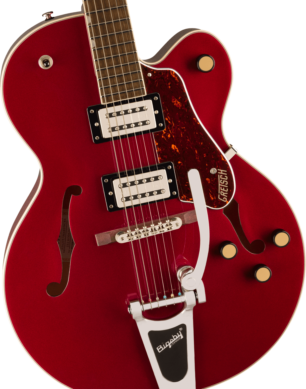 Gretsch G2420T Streamliner Hollow Body with Bigsby, Laurel Fingerboard, Broad'Tron BT-3S Pickups - Brandywine SN# IS260507916