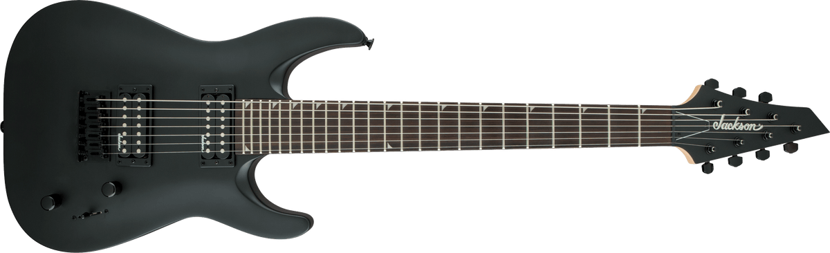 Jackson JS Series Dinky Arch Top JS22-7 DKA HT, Amaranth Fingerboard - Satin Black SN# CWJ26084909