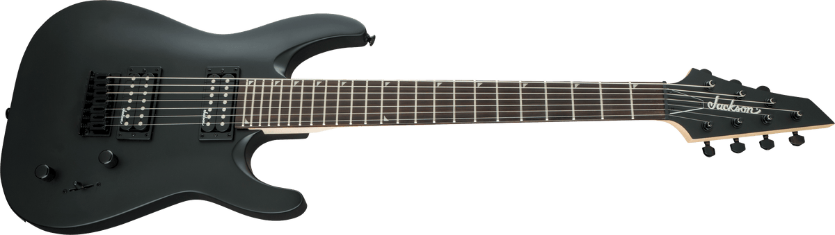 Jackson JS Series Dinky Arch Top JS22-7 DKA HT, Amaranth Fingerboard - Satin Black SN# CWJ26084909