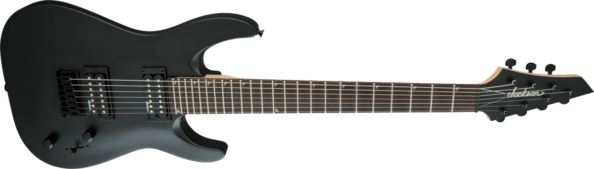 Jackson JS Series Dinky Arch Top JS22-7 DKA HT, Amaranth Fingerboard - Satin Black SN# CWJ26084909