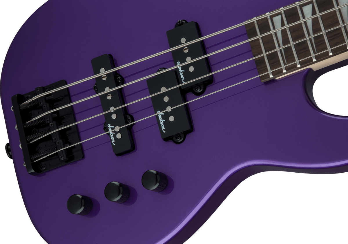 Jackson JS Series Concert Bass Minion JS1X, Amaranth Fingerboard - Pavo Purple SN# CWJ26081688