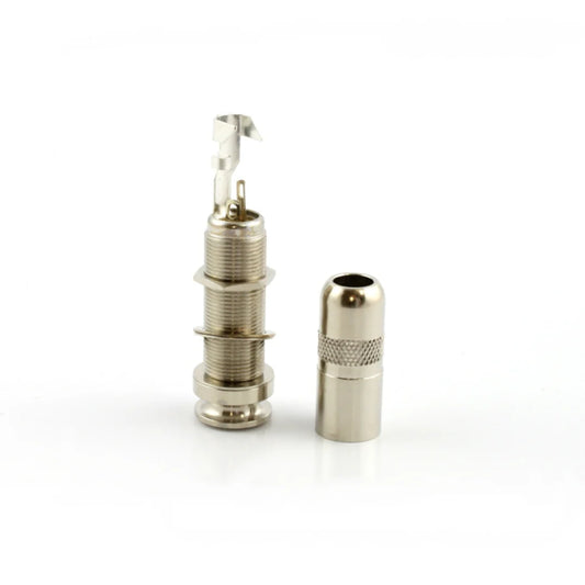 ALLPARTS EP-4161-001 Switchcraft 3-conductor End Pin Jack - Nickel