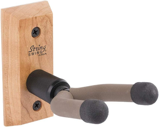 String Swing USA Hardwood Home & Studio Banjo Hanger - Cherry Hardwood - CC01B-C