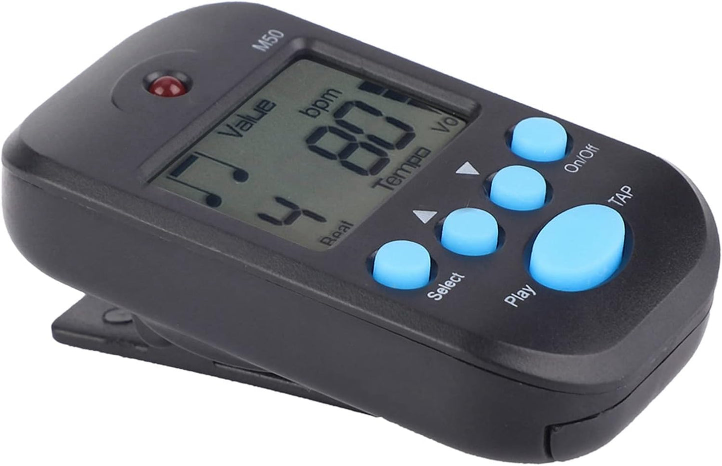 LCD Digital M50 Mini Metronome - Black
