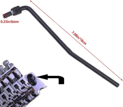 6mm Electric Guitar Tremolo/Whammy Bar Assembly For Double Tremolo Bridge System - Single