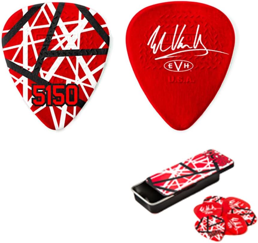 DUNLOP EVH 5150 MAX-GRIP GUITAR PICK TIN 6-PACK - EVHPT08