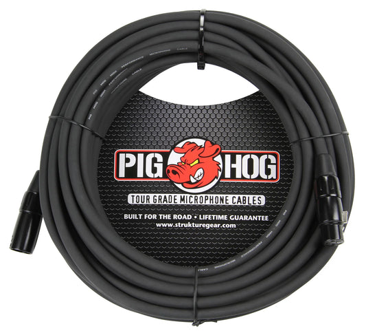 Pig Hog 8mm Microphone Cable, 50ft XLR - PHM50