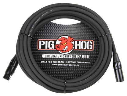 Pig Hog Microphone 8mm Cable, 20ft XLR - PHM20