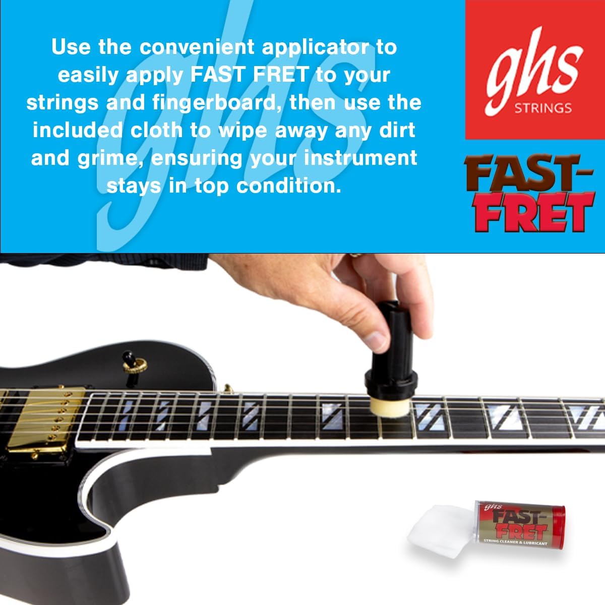 GHS FAST-FRET String Cleaner & Lubricant Specially Formulated