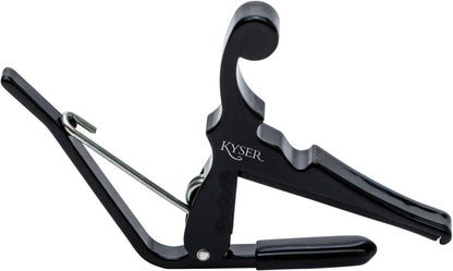 Kyser Quick-Change Capo For Mandolin, Ukulele, & Banjo - Black - KBMB