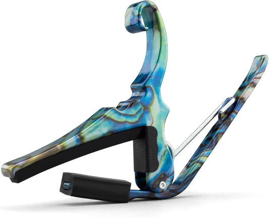 Kyser KG6ABA Quick-Change Guitar Capo for 6-String Acoustic Guitars - Abalone