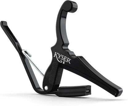 Kyser Quick-Change Capo For Electric Guitars - Black - KGEBA