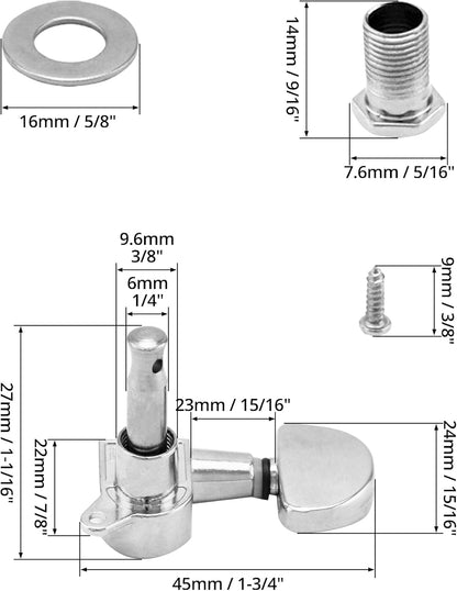 Single Guitar Tuning Peg - Zinc Alloy Metal