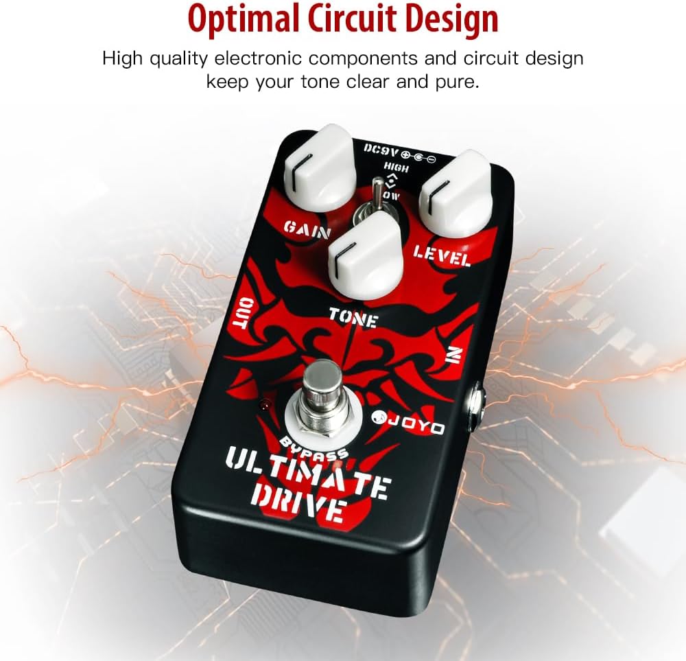 JOYO JF-02 Ultimate Drive Overdrive Distortion Guitar Pedal