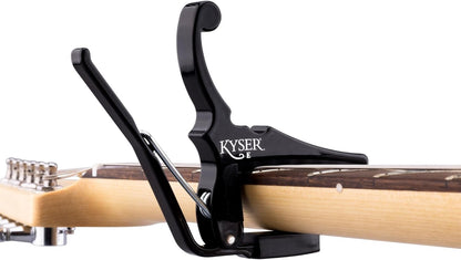 Kyser Quick-Change Capo For Electric Guitars - Black - KGEBA