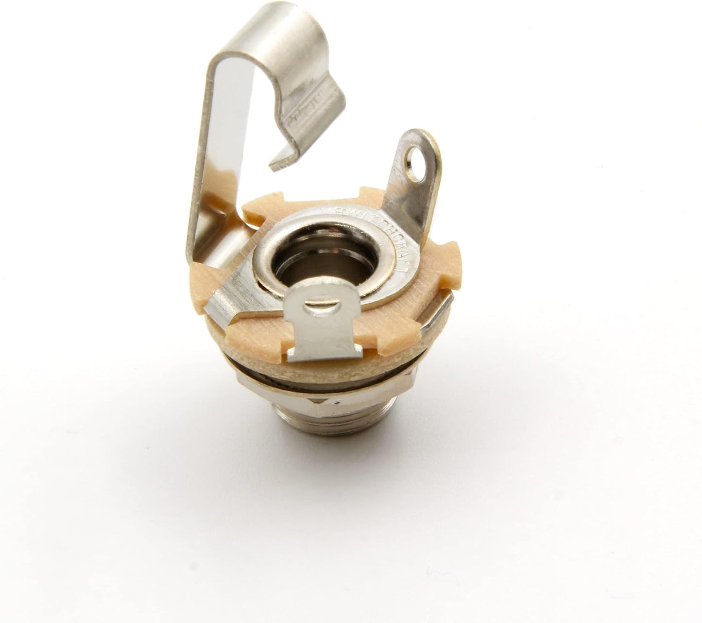 1/4" Mono Electric Guitar Output Jack Switchcraft #11 - Nickel Plate