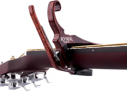 Kyser Quick-Change Guitar Capo For Classical Guitars - Rosewood - KGCRWA