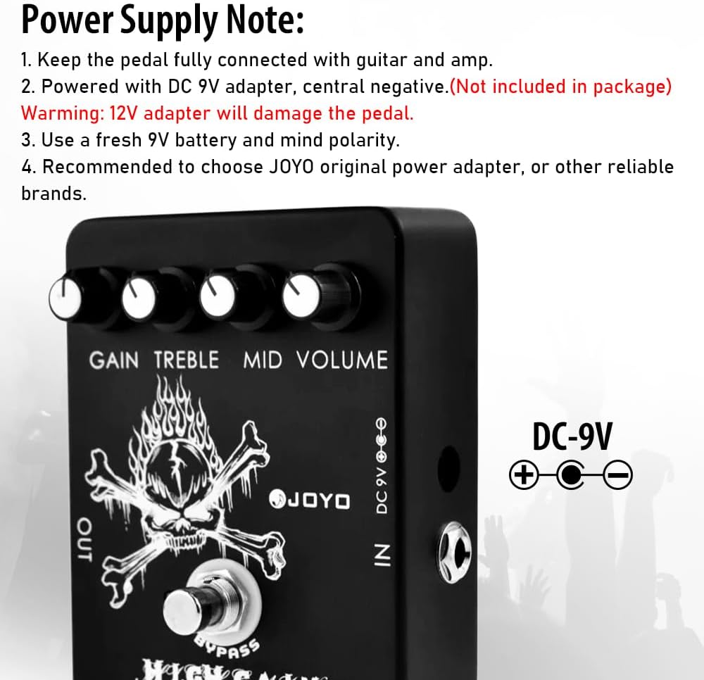 JOYO JF-04 High Gain Distortion Pedal