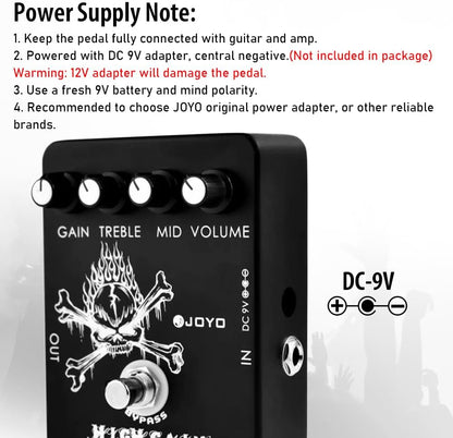 JOYO JF-04 High Gain Distortion Pedal