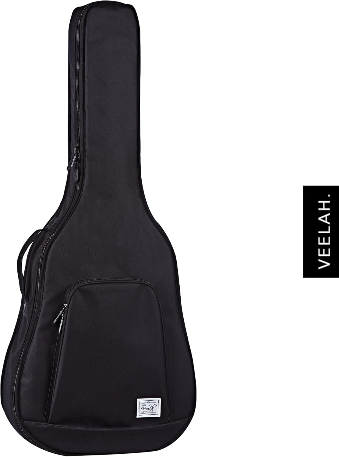 Veelah V1-D 6-String Acoustic Guitar Dreadnaught Solid Top Mahogany Back and Sides w/ GIg Bag - Natural
