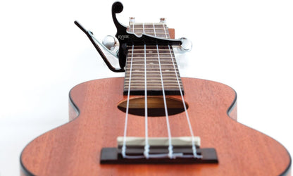 Kyser Quick-Change Capo For Mandolin, Ukulele, & Banjo - Black - KBMB