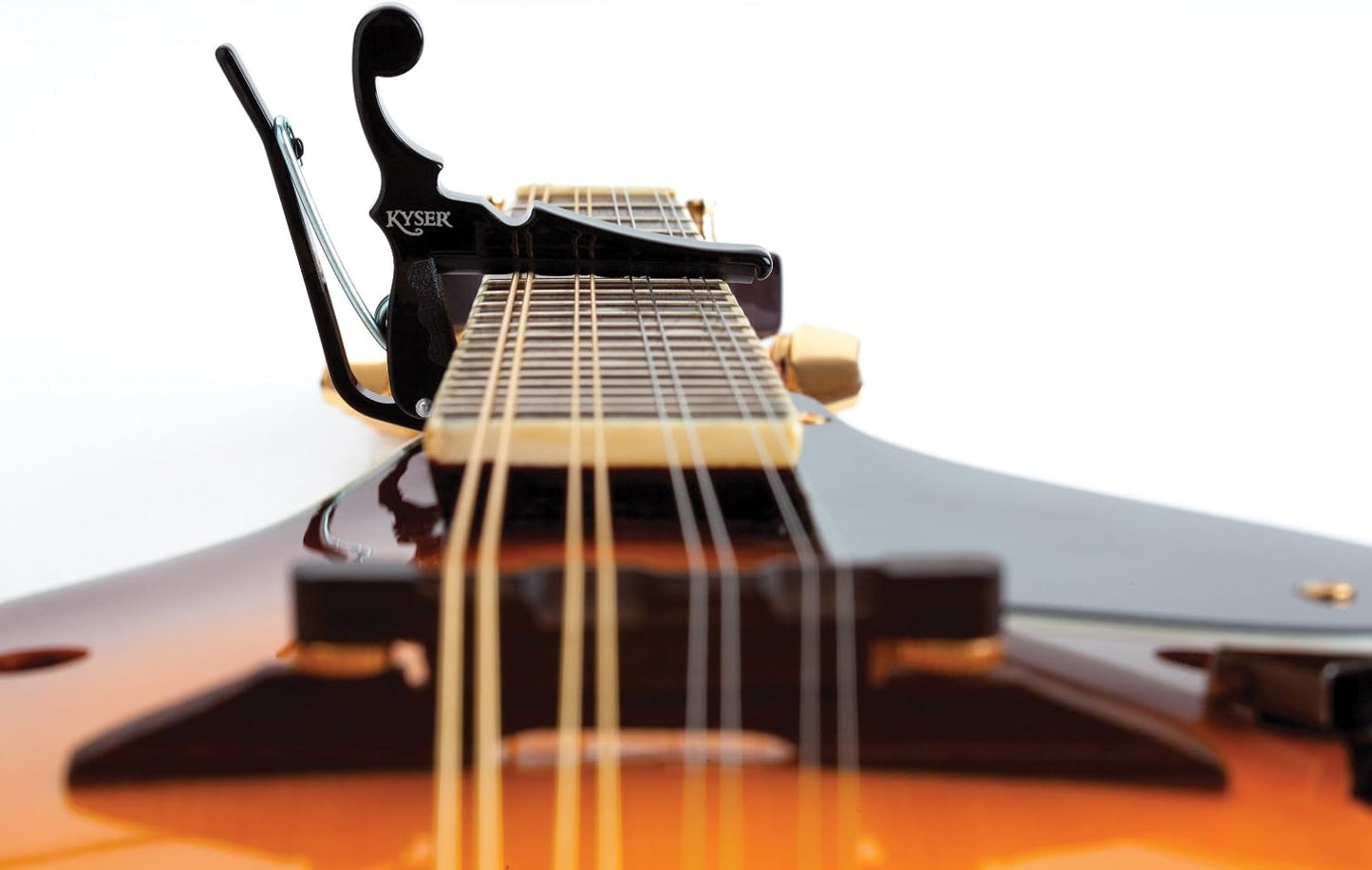 Kyser Quick-Change Capo For Mandolin, Ukulele, & Banjo - Black - KBMB
