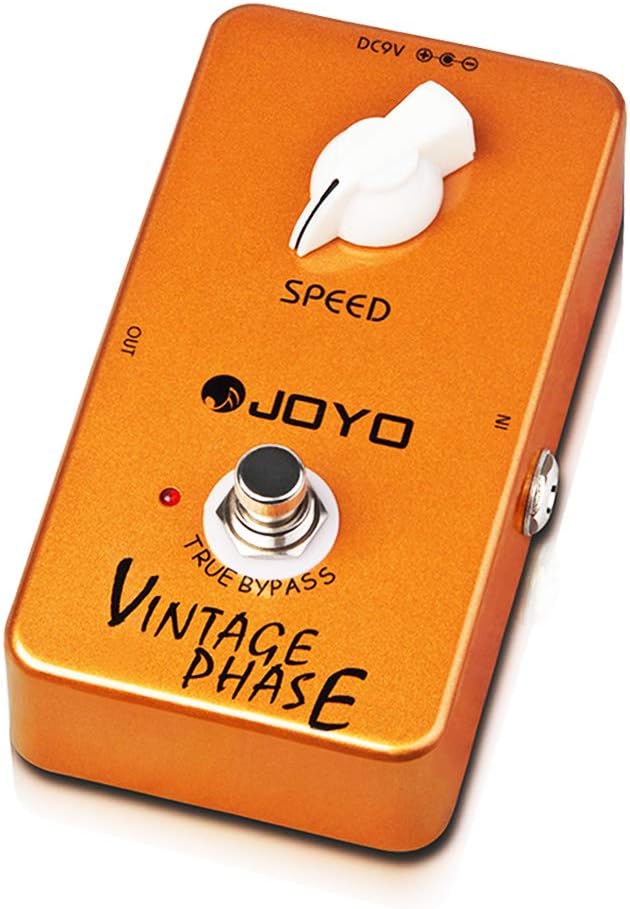 JOYO JF-06 Vintage Phase Guitar Effects Pedal, Analog 70's Classic Phaser Tone with Speed Control for Electric Guitar, True Bypass