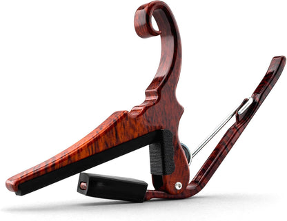 Kyser Quick-Change Guitar Capo For Classical Guitars - Rosewood - KGCRWA