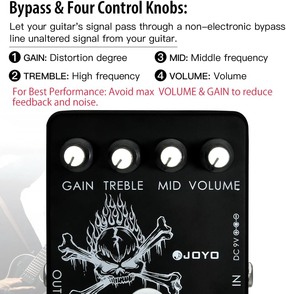 JOYO JF-04 High Gain Distortion Pedal