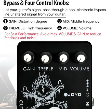 JOYO JF-04 High Gain Distortion Pedal