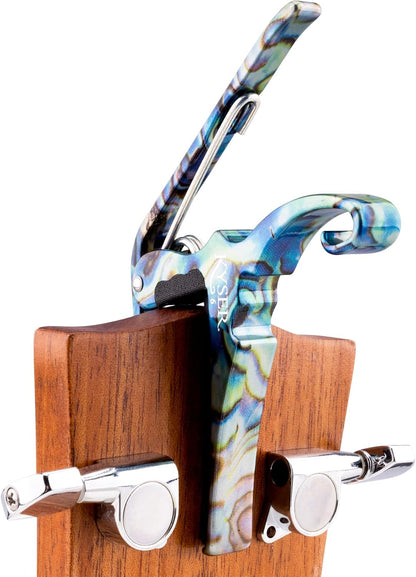 Kyser KG6ABA Quick-Change Guitar Capo for 6-String Acoustic Guitars - Abalone