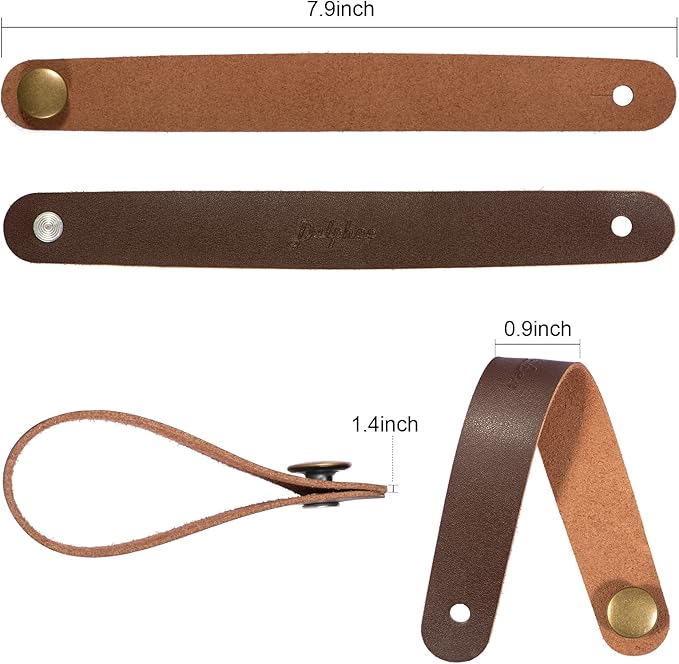 Leather Headstock Strap Adapter Tie – Single