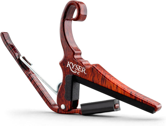 Kyser Quick-Change Guitar Capo For Classical Guitars - Rosewood - KGCRWA