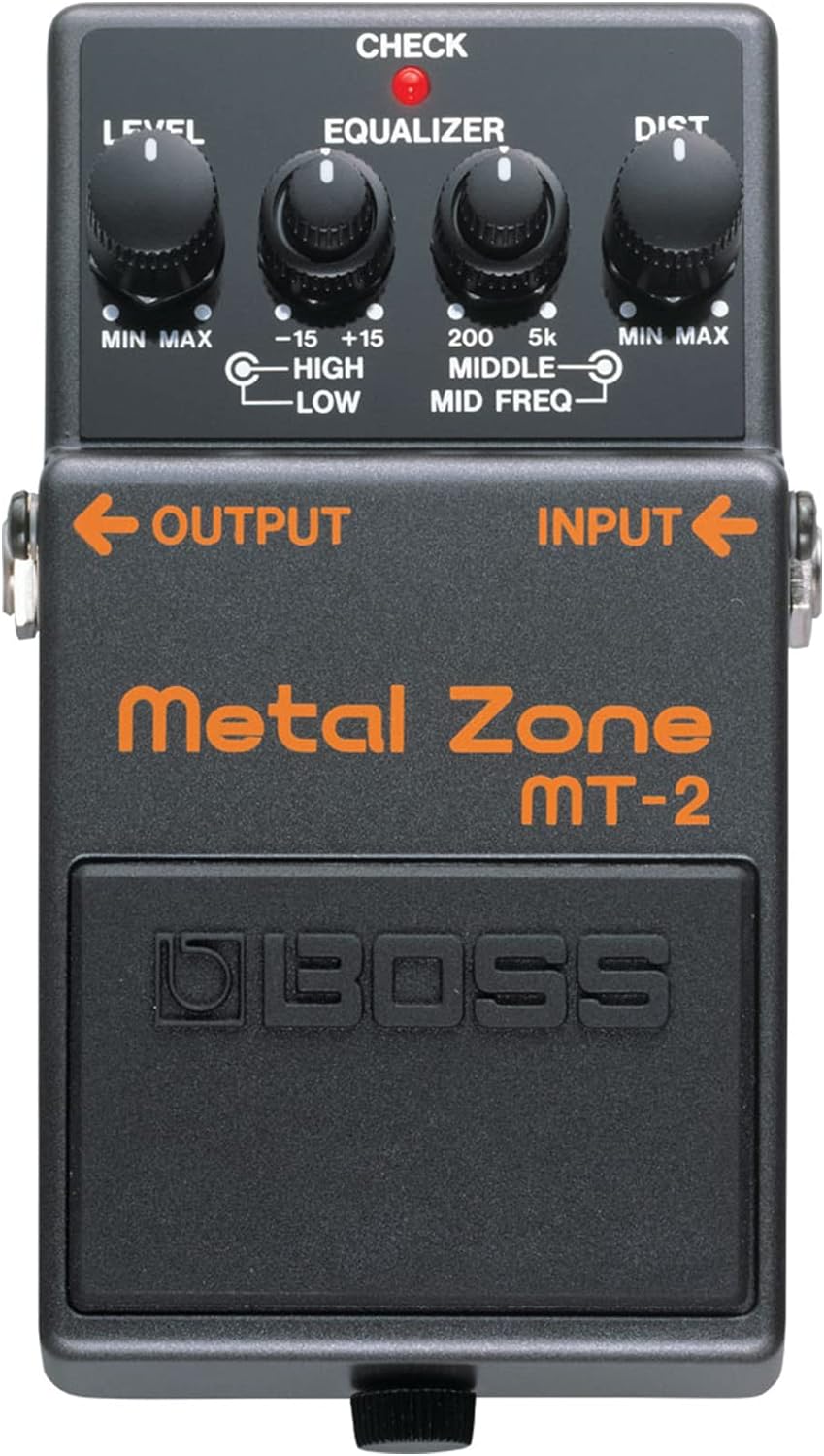 Boss MT-2 Metal Zone Distortion Guitar Pedal w/ Original Box & Manual (USED)