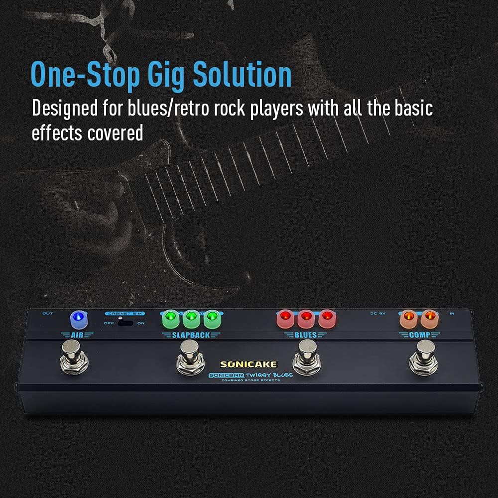 SonicBar Twiggy Blues QCE-20 Stage Effects Bar (USED) SN# 6000049291