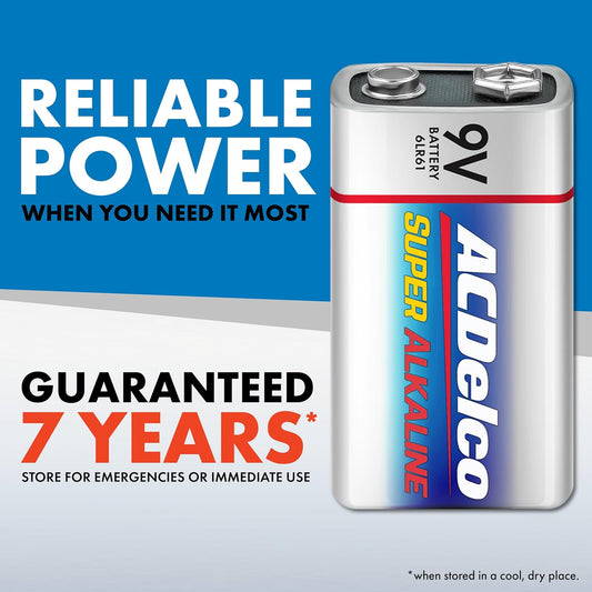 AC Delco 9-Volt Battery Super Alkaline - Single