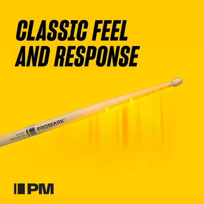 ProMark TX5AW-BLUE Classic Forward 5A Painted Blue Hickory Drumstick, Oval Wood Tip