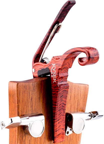 Kyser Quick-Change Guitar Capo For Classical Guitars - Rosewood - KGCRWA