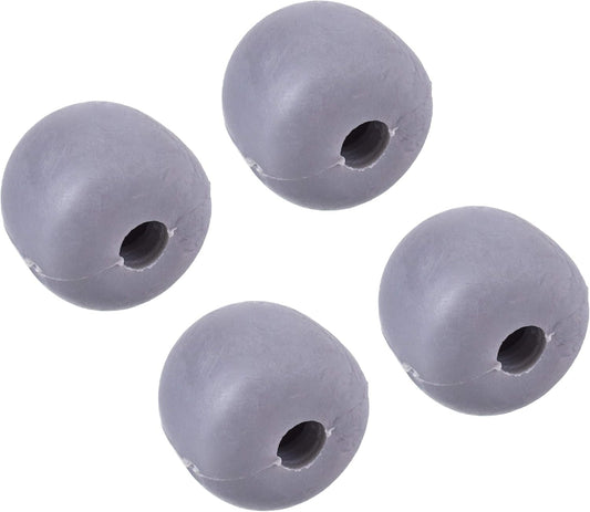 Vater VTIPS Drum Stick Practice Tips, 2 Pair - Gray
