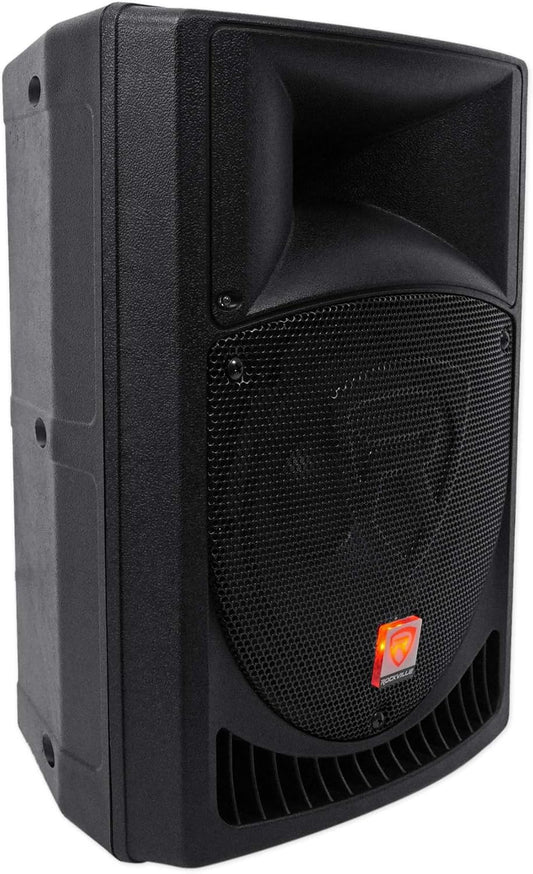 Rockville Power Gig RPG8  8" Powered Active 400 Watt 2-Way DJ PA Speaker System (USED) "Open Box"