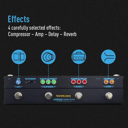 SonicBar Twiggy Blues QCE-20 Stage Effects Bar (USED) SN# 6000049291