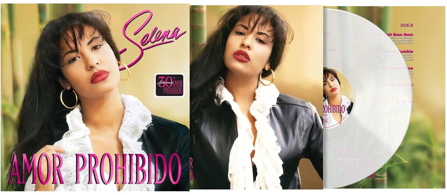 Selena - Amor Prohibido Remasterizado 2024 "30th Anniversary" LP Transparent Clear (NEW)