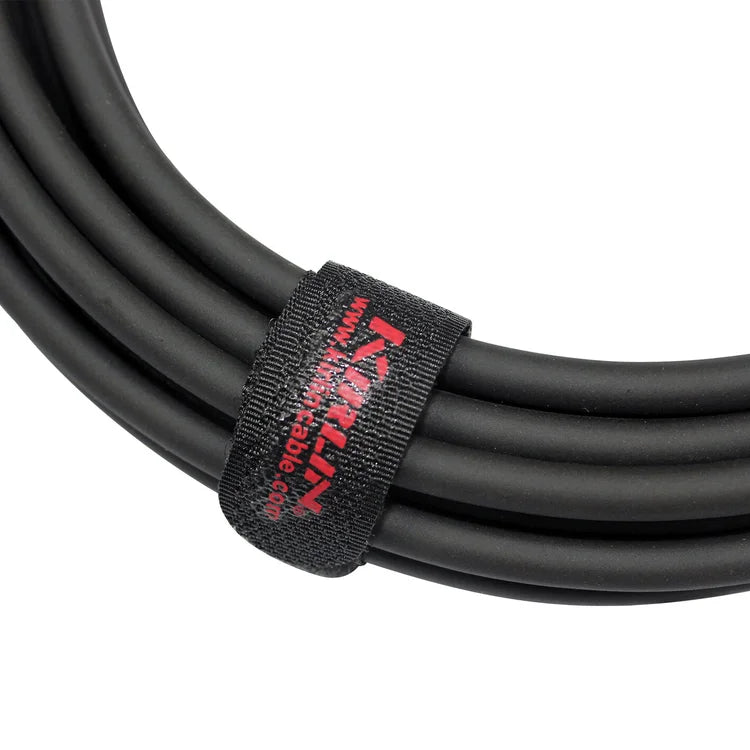 Kirlin IP-201PR-30FT/BK 20AWG Instrument Cable Straight To Straight 30 FT - Black