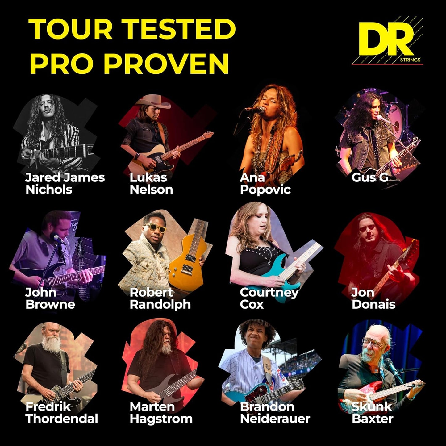 DR Strings PHR-11 Pure Blues Pure Nickel Wrap Round Core (11-50)
