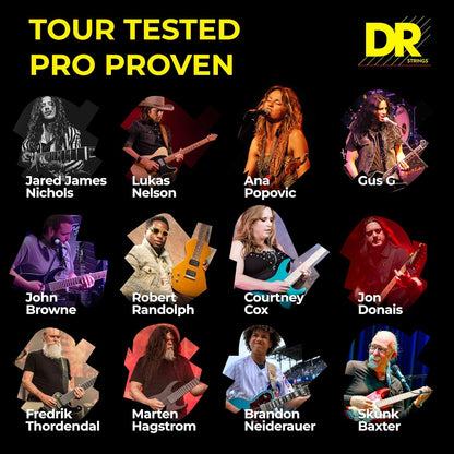 DR Strings PHR-11 Pure Blues Pure Nickel Wrap Round Core (11-50)