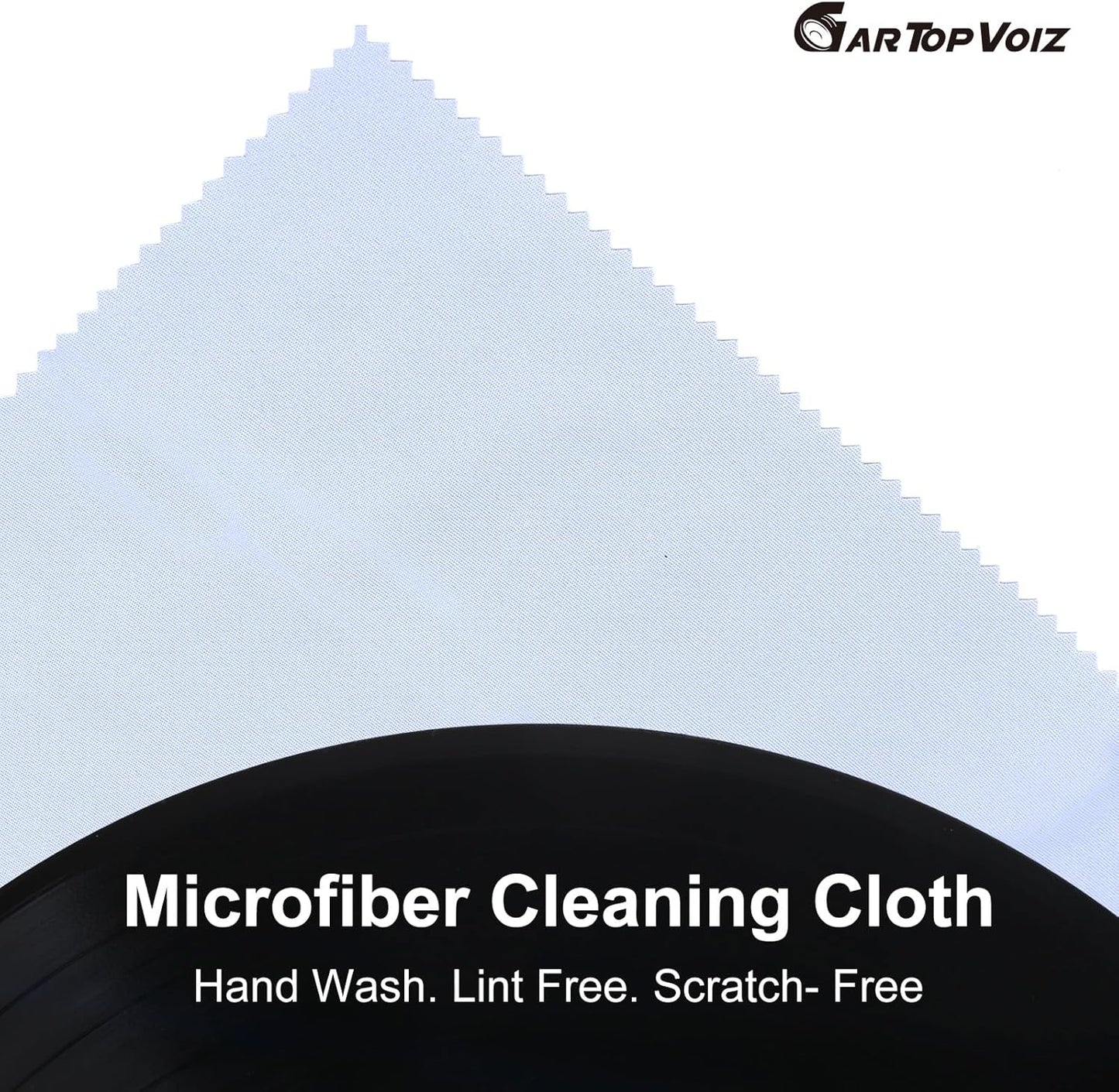 Record Cleaning Anti-Static Microfiber Lint-Free Cloth 12''x12'' - Blue
