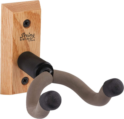 String Swing USA The Guitar Keeper Wall Mount Guitar Hanger - Oak - CC01K-O