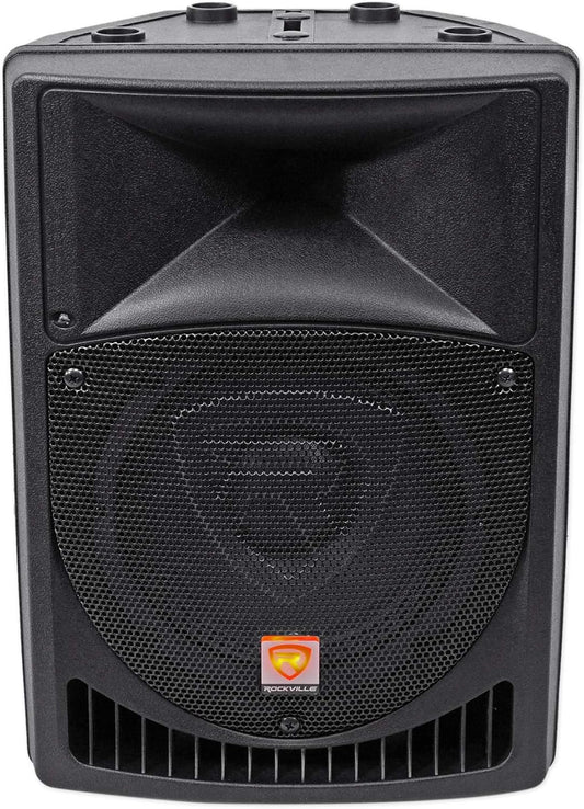 Rockville Power Gig RPG8  8" Powered Active 400 Watt 2-Way DJ PA Speaker System (USED) "Open Box"